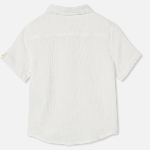 Cotton On NWT Resort Short Sleeve  Buttons down Shirt Size 2 - Picture 2 of 8